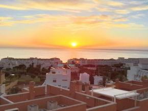 Seaview-lägenhet med stor takterass, Mojacar